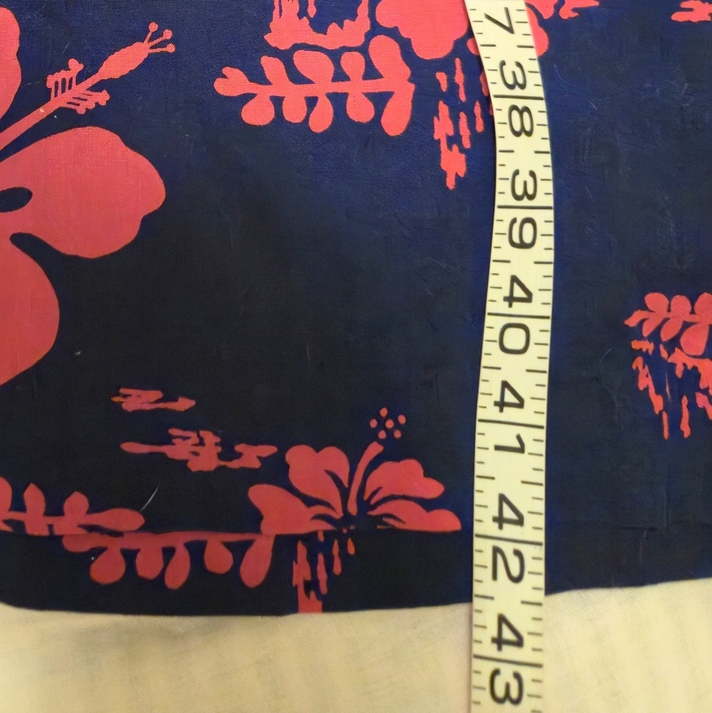Ui Maikai Vintage Hawaiian Maxi Dress - Tropical Floral - 100% Cotton - Size L - Picture 8 of 8